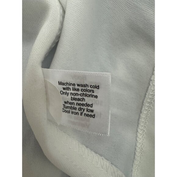 Lane Bryant Blue Palm Leaf Print Chiffon Midi High-Low Dress w/Tie Size 20 2X Pl - Picture 8 of 8